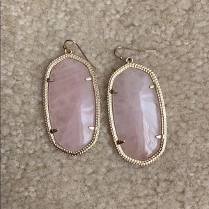 Kendra Scott Danielle Pear Clear Pink